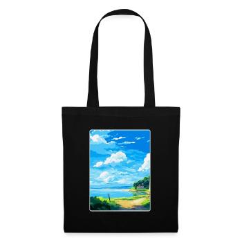 Feock England Uk Vintage Travel Poster Souvenir - Tote Bag - black - Front