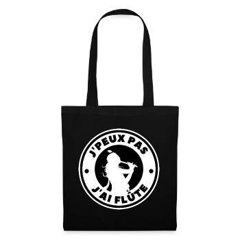I can't I have flute - Tote Bag - black - Front
