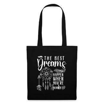 Dreaming Spiritual Motivation Esotericism - Tote Bag - black - Front