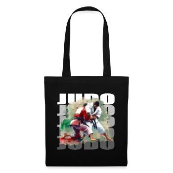 Judo - Sac en tissu - noir - Devant