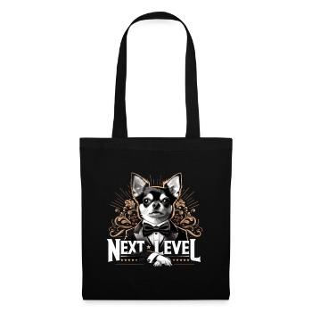 Chihuahua Next Level Suit Tuxedo Dog Gift - Tote Bag - black - Front