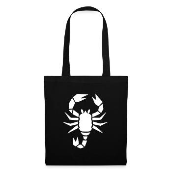 Abstract Scorpio Zodiac Animal Art - Tote Bag - black - Front