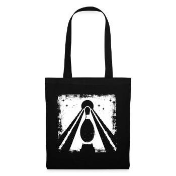 Bowling Pin Graphic - Tote Bag - black - Front