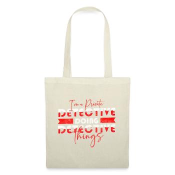 Des fouineurs enquêtent sur un agent secret - Sac en tissu - nature - Devant