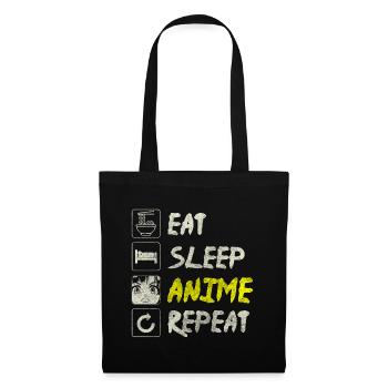 Manga Asia Senpai Sweet - Tote Bag - black - Front