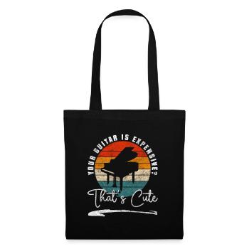 Piano Player Musical Musical Instrument - Tote Bag - black - Front