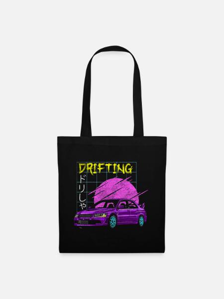 Drifting Tuning Fahrzeug Jdm - Stoffbeutel - Schwarz