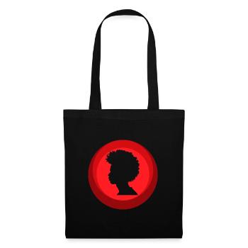 Soul 70s Afro - Stoffbeutel - Schwarz - Vorne