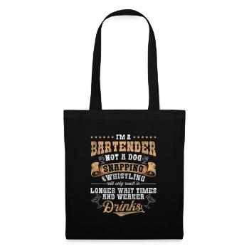 Célébrations des buveurs d’alcool barmans - Sac en tissu - noir - Devant