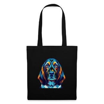 Basset Bleu De Gascogne Dog Breed Cartoon Kawaii - Tote Bag - black - Front