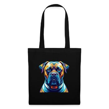 Boerboel Dog Breed Colorful Cartoon Kawaii - Tote Bag - black - Front