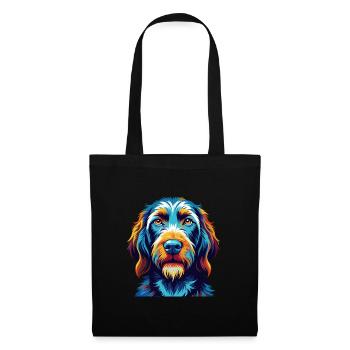 Spinone Italiano Dog Breed Colorful Cartoon Kawaii - Tote Bag - black - Front