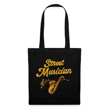 Musician Town Musician Guitar - Tote Bag - black - Front