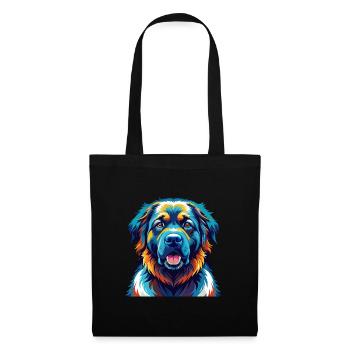 Caucasian Shepherd Dog Breed Cartoon Kawaii - Tote Bag - black - Front