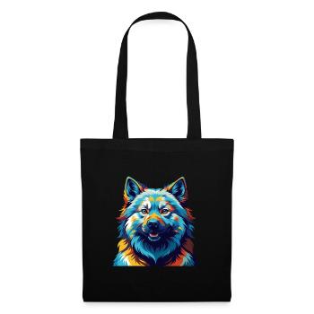 Eurasier Dog Breed Colorful Cartoon Kawaii - Tote Bag - black - Front