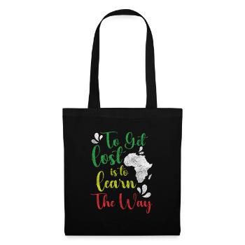 Afrique Africains - Sac en tissu - noir - Devant