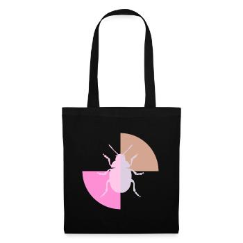 Duo Pastel Gray Pink - Tote Bag - black - Front