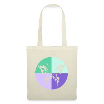 Butterfly Quartet Green Purple - Tote Bag - nature - Front