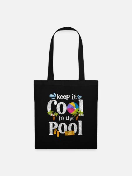 Swimming Pool Tauchen Sommer Badehose - Stoffbeutel - Schwarz