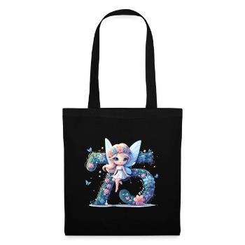 75 ans fée elfe anniversaire cadeau d’anniversaire - Sac en tissu - noir - Devant