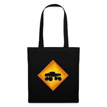 Monster Truck Jeep Offroad - Sac en tissu - noir - Devant