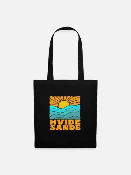 Hvide Sande Dänemark - Stoffbeutel - Schwarz