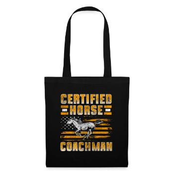 Carter Horse Horsepower Cavalier - Sac en tissu - noir - Devant