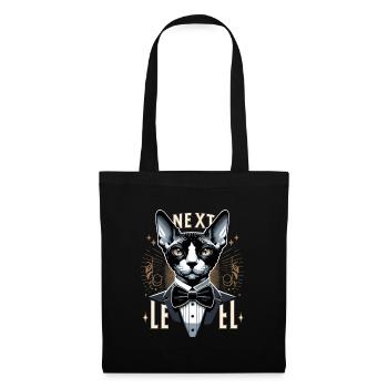 Cornish Rex Suit Next Level Cat Gift - Tote Bag - black - Front
