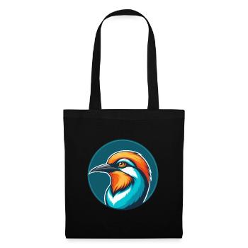 Bee Eater Cute Kawaii Cartoon Animal Pet Logo - Tote Bag - black - Front