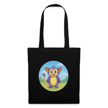 Aye Aye Cute Kawaii Cartoon Clipart Animal Pet - Tote Bag - black - Front