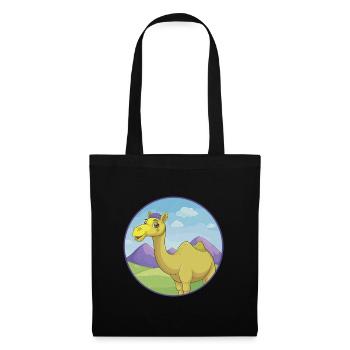 Camel Cute Kawaii Cartoon Clipart Animal Pet - Tote Bag - black - Front
