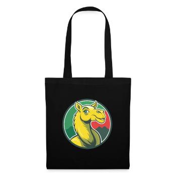 Camel Cute Kawaii Cartoon Clipart Pet Animal - Tote Bag - black - Front