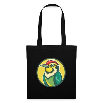 Bee Eater Cute Kawaii Cartoon Clipart Pet Animal - Tote Bag - black - Front