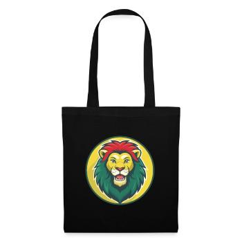 Lion Cute Kawaii Cartoon Clipart Pet Animal - Tote Bag - black - Front
