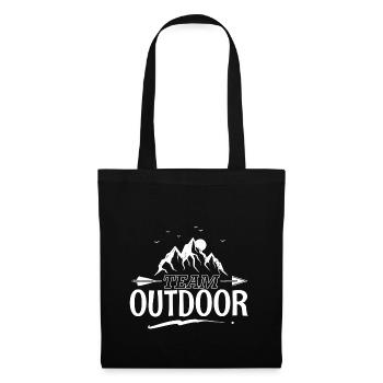 Team Outdoor - Stoffbeutel - Schwarz - Vorne