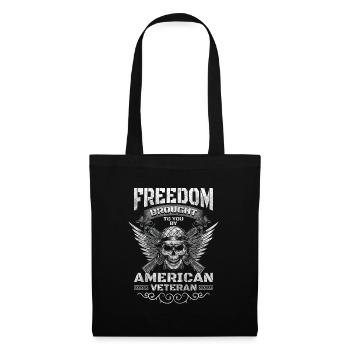 Nation de la liberté de l’Amérique - Sac en tissu - noir - Devant