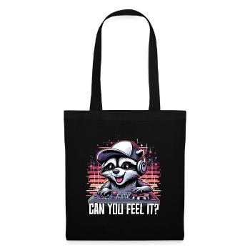Guard Bear DJ Can You Feel It Music Gift - Tote Bag - black - Front