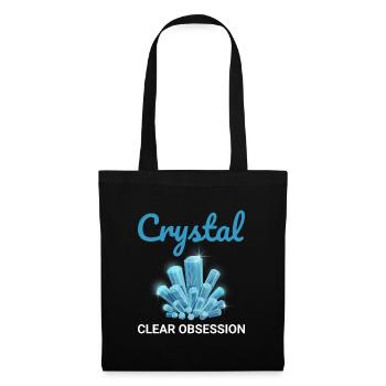 Crystal Collecting Rock Hunting Mineral Collector - Tote Bag - black - Front