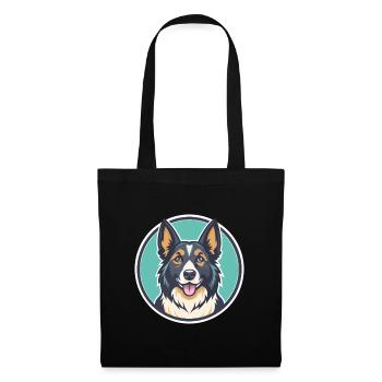 Carpathian Shepherd Dog Breed Funny Cartoon Kawaii - Tote Bag - black - Front