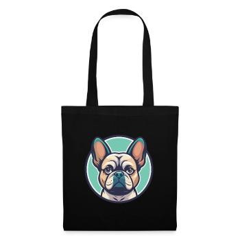 Braque Francais Dog Breed Cartoon Kawaii Clipart - Tote Bag - black - Front