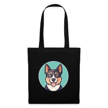 Ca Me Mallorqui Hunderasse Cartoon Kawaii Clipart - Stoffbeutel - Schwarz - Vorne