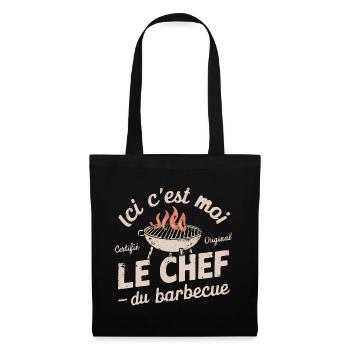 The Barbecue Chef - Tote Bag - black - Front