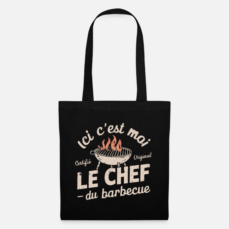 The Barbecue Chef - Tote Bag - black