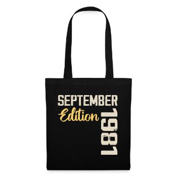 September 1981 - 43rd Anniversary September 1981 - Tote Bag - black - Front