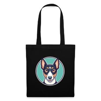 Chilean Fox Terrier Dog Breed Funny Cartoon Kawaii - Tote Bag - black - Front