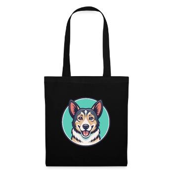 Chippiparai Dog Breed Funny Cartoon Kawaii Clipart - Tote Bag - black - Front