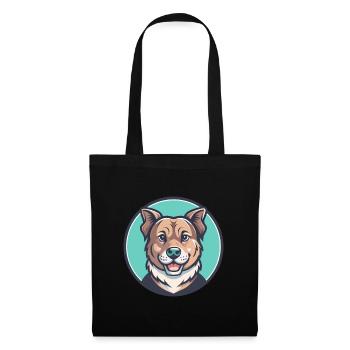 Florida Brown Dog Breed Cartoon Kawaii Clipart Pet - Tote Bag - black - Front