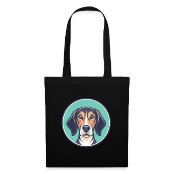 Istrischer Kurzhaar Hund Hund Rasse Karikatur Kawaii - Stoffbeutel - Schwarz - Vorne