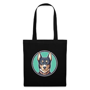 Jamthund Dog Breed Colorful Cartoon Kawaii Clipart - Tote Bag - black - Front
