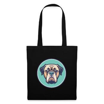 Mallorca Mastiff Dog Breed Cartoon Kawaii Clipart - Tote Bag - black - Front